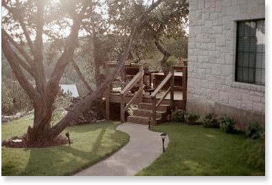 Custom outdoor retreats areas created in Austin Texas