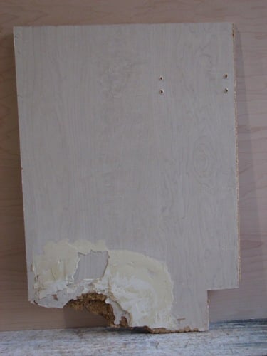 melamine failure in Eurropean cabinets in Austin, Texas