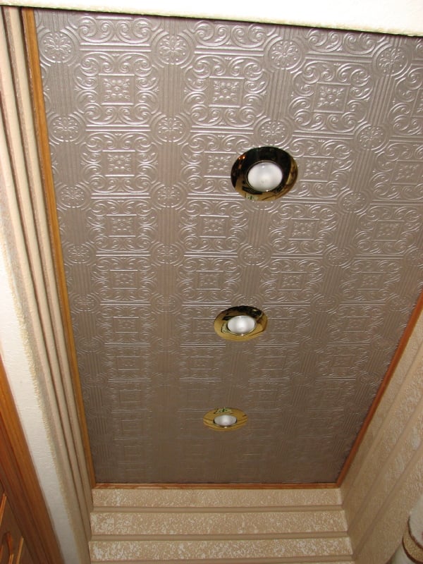 Painte Faux Stamped Tin Ceilings in Austin, Texas