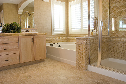 bathroom makeover in Austin, Texas