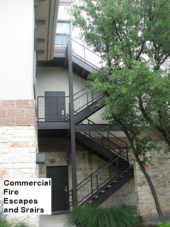 Commercial fire escapes in Austin, Texas