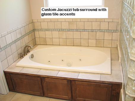 Custom Tub Surround Tile Designs in Austin, Texas