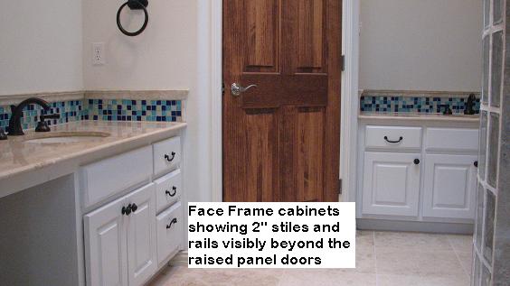 Face frame cabinetry in Austin, Texas