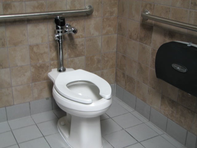 ADA Accessible Toilet Partitions in Austin, Texas.