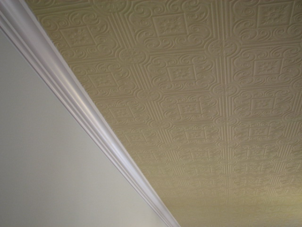 Painted Faux Stamped Tin Ceilings In Austin, Texas