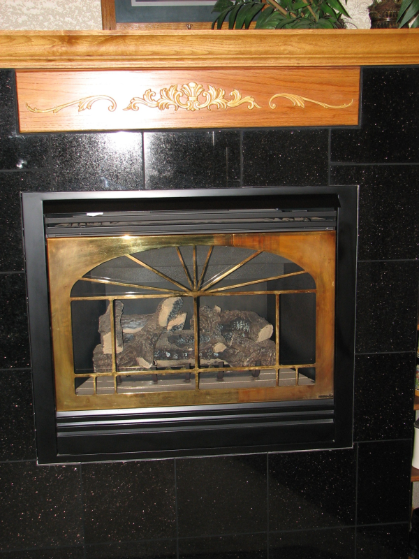 Custom Granite Fireplace Inserts in Austin, Texas