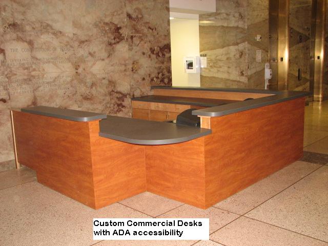 Custom ADA Comerical Desks in Austin, Texas