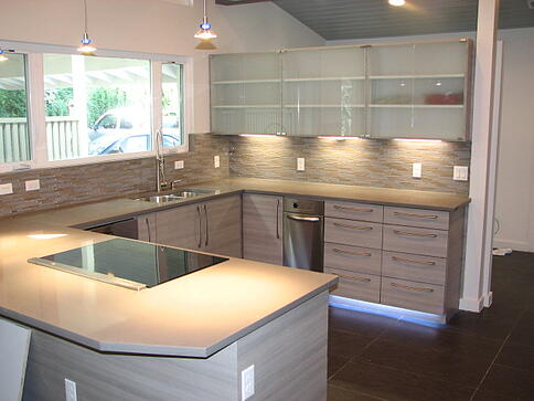 A frameless European Kitchen Design in Austin, Texas