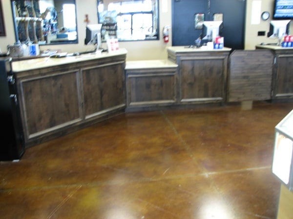 Sales counters with ADA transaction areas