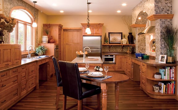 Wheelchair accessible kitchen designs in Austin