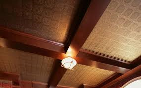 Custom raised panel ceiling