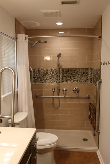 handicap accessible bathroom in Austin