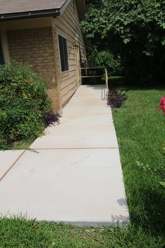 ADA wheelchair ramp in Austin, Texas