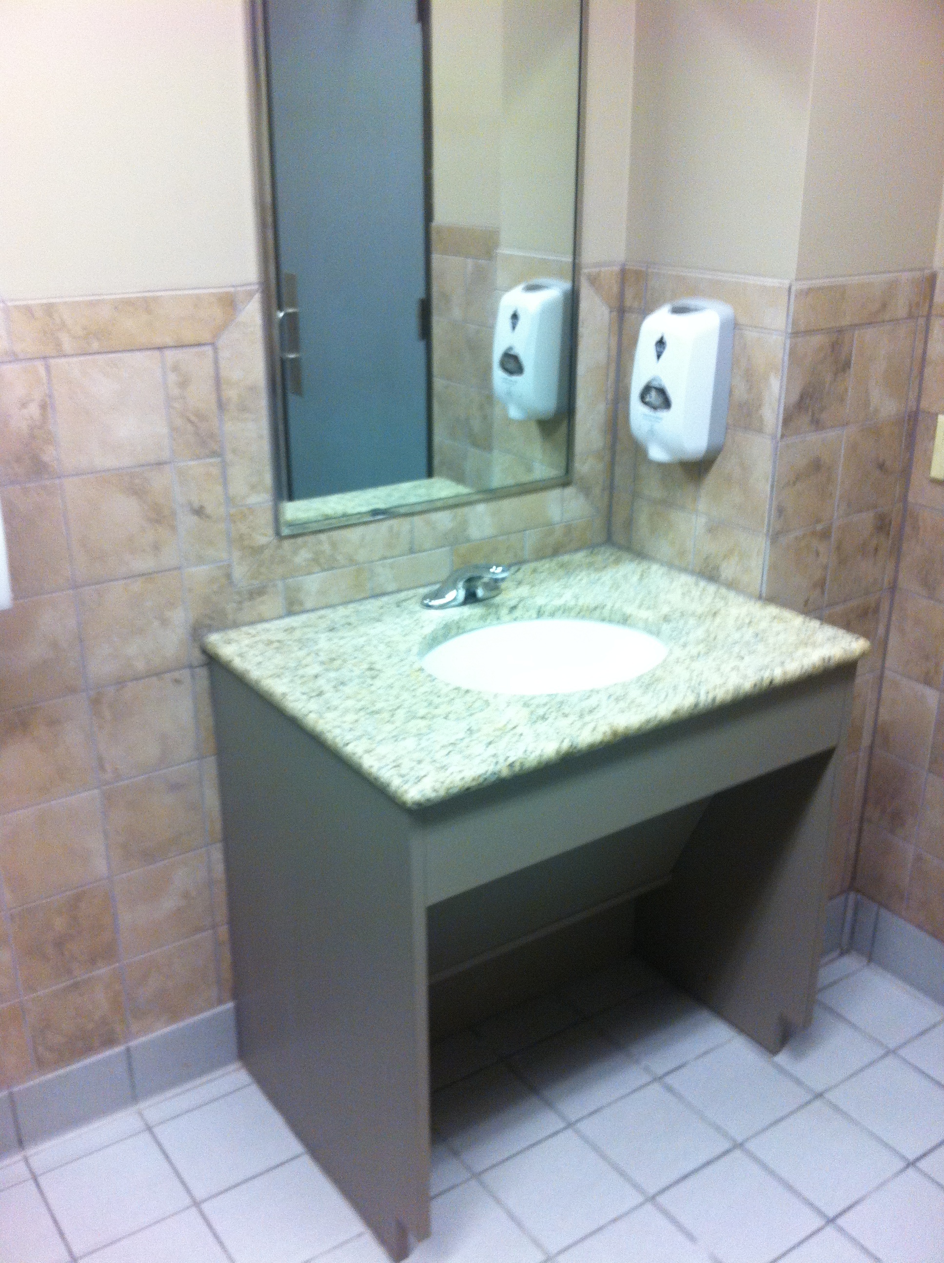 ada bathroom layout double vanity