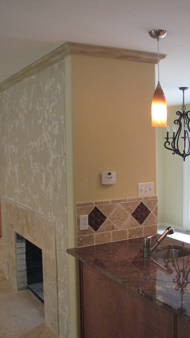 faux Venetian plaster technique