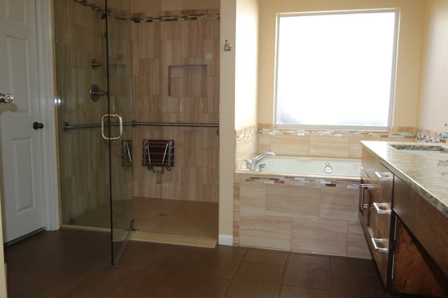 ADA compatible shower in Austin