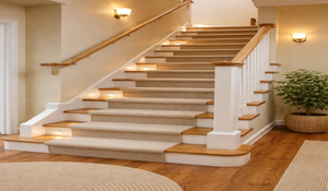 safe well-lit stairs 