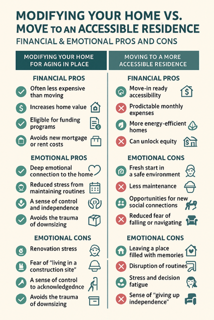 modify your home to age in place or move graphic 